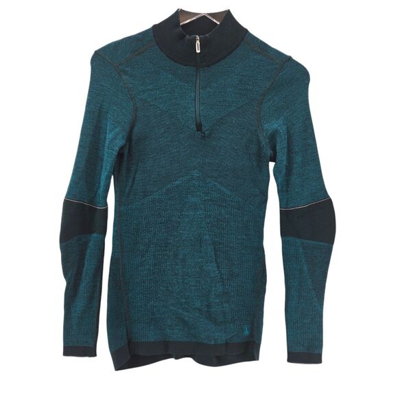 Smartwool Sweaters - Smartwool Intraknit Merino 250 Thermal Layer Womens XS Peacock Green Gorpcore